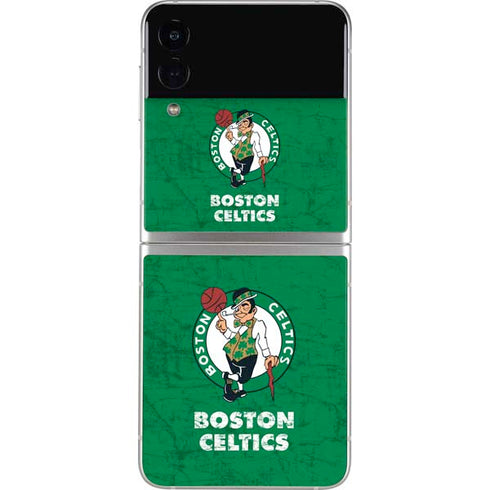 NBA Boston Celtics Green Primary Logo Galaxy Z Flip4 5G Skin
